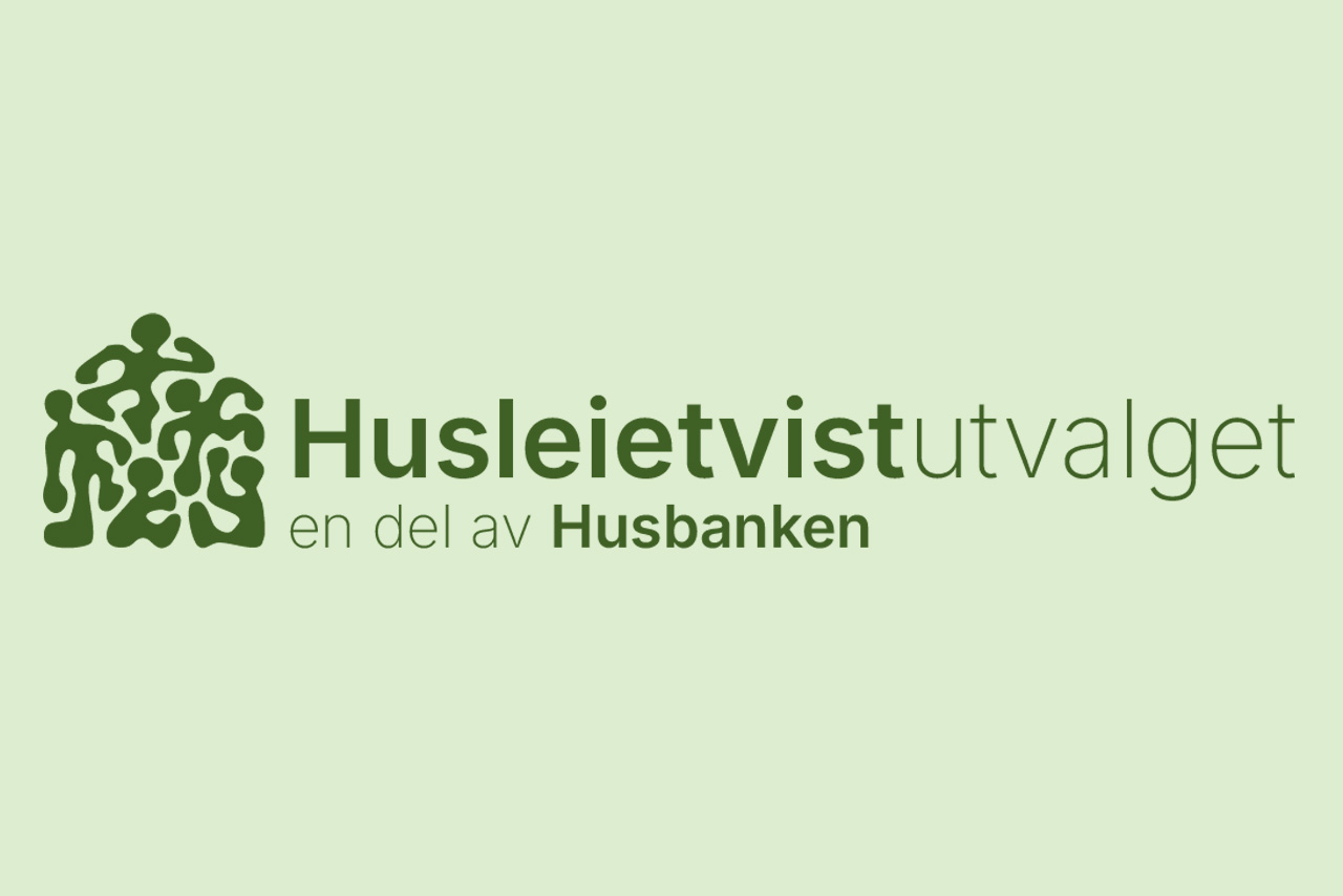 Logo for Husleietvistutvalget som en del av Husbanken